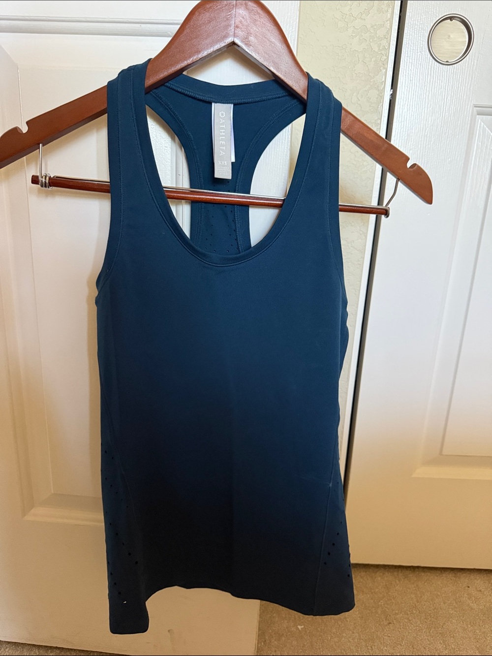 Athleta dark teal Racerback Performance Tank